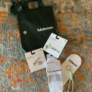 Set of NEW LULULEMON Accessories—Limited Edition! logo Gift bag included!